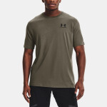 Pánské tričko 1326799 - Under Armour 5XL khaki-tm.Zelená