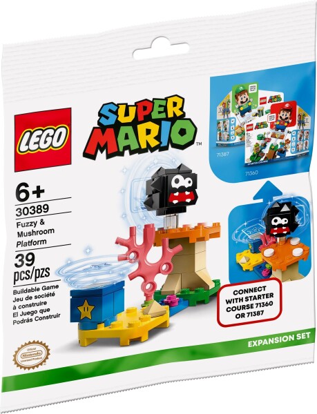 LEGO LEGO® Super Mario™ 30389 Fuzzy a Mushroom v akci