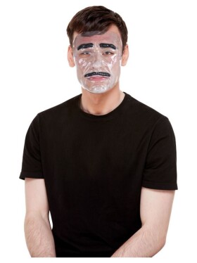 Transparentní maska na karneval a Halloween