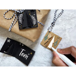 Dekorativní popisovače PILOT Pintor F, sada 4ks + vánoční visačky 10ks