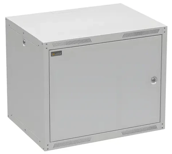 Solarix GrandN DUO 9U 450mm / Rozváděč nástěnný / dveře plech / RAL 7035 (83000382)