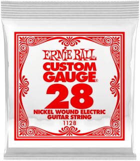 Ernie Ball 1128 Nickel Wound Single .028
