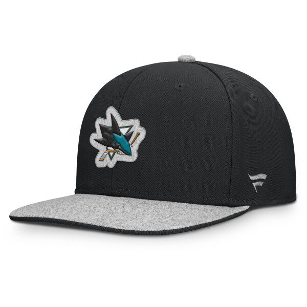 Fanatics Pánská kšiltovka San Jose Sharks NHL Loden Structured Adjustable Flat Brim Cap
