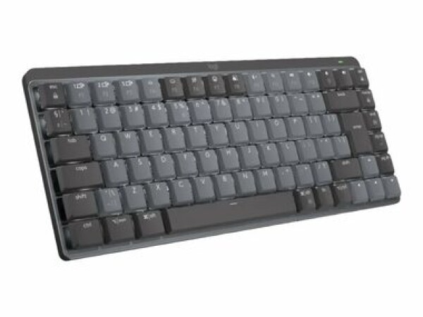 Logitech MX Mechanical Mini grafitová / Kancelářská klávesnice / bezdrátová / mechanická / QWERTY / BT / US layout (920-010781)