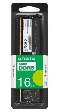 ADATA 16 GB (1x16 GB) DDR5 5600 MHz / Operační paměť / CL46 / DIMM / 1,1 V (AD5U560016G-S)