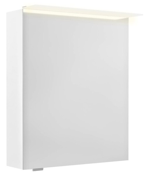 SAPHO - LINEX galerka s LED osvětlením, 60x70x15cm, levá/pravá, bílá LX060-0030