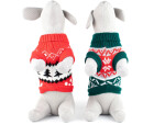 Christmas svetr pro psa Barva: Tmavě zelená, Délka zad (cm): 18, Obvod hrudníku: 23 - 28 cm