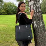 Moderní dámská kabelka na rameno Delami Glimmer, světle krémová