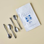 Nicolas Vahé Čajová lžička Antique Silver – set 4 ks, stříbrná barva