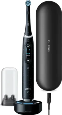 Oral-B iO Series 10 Black Onyx Luxe Edition / Elektrický zubní kartáček / magnetické iO / 7 režimů / AI / OLED (812068)