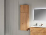 CERANO - Koupelnová skříňka vysoká Carole - dub medový - 45x150x34 CER-431647