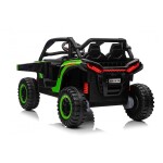 Mamido Elektrické autíčko Buggy UTV KCK 4x4 zelené 24V | 800W | 50 kg | EVA | LED | 2,4Ghz | ECO kůže