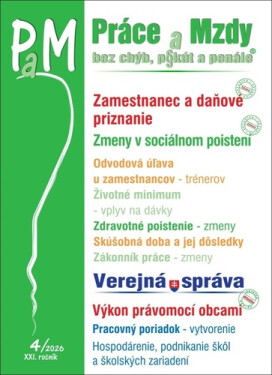 PAM 4/2026 – Daňové priznanie u zamestnanca