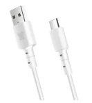 BonBon Datový a nabíjecí kabel s konektory USB-USB-C 1m (BON-DC-WH)
