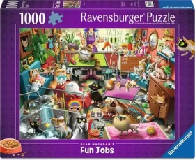 RAVENSBURGER Puzzle Kočičí kadeřnice