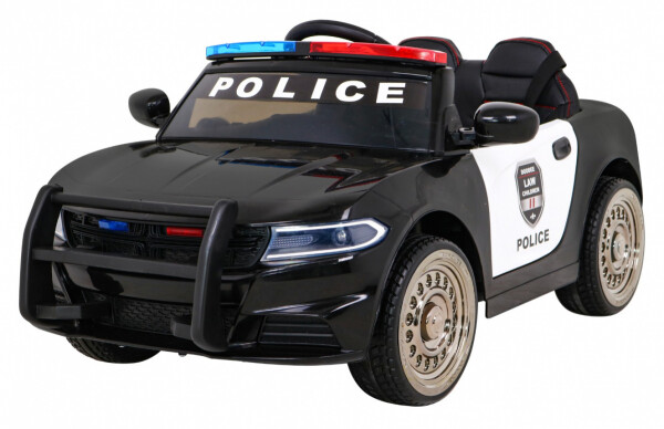 Mamido Dětské elektrické autíčko Super-Police černé