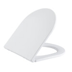 CERANO - WC sedátko Seggio - Slim/SoftClose - UF plast - bílá lesklá - 36x4,2x43 CER-414791