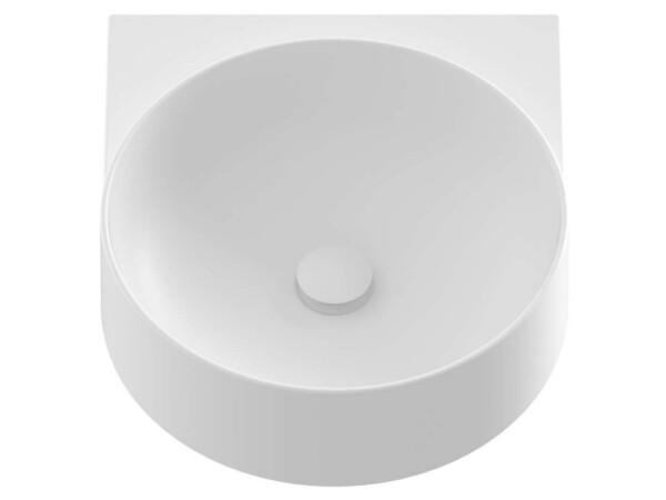 RAVAK - Yard Umývátko, 41x50 cm, bez přepadu, bez otvoru pro baterii, matná bílá XJX0E040000