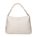 Luxusní dámská koženková kabelka do ruky MaxFly Bodi, béžová