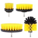 STREND PRO 233562 Čistící kartáče na vrtačku, sada 4ks, PP, HEX 1/4"