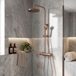 REA - Sprchový set s termostatem Parot Light Brush Copper REA-P9672