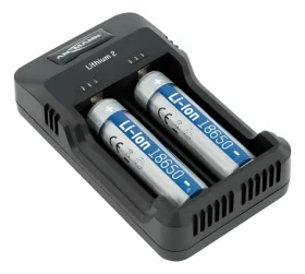 Ansmann Lithium 2 / Nabíječka / Li-Ion / NiMH / AA, AAA, 18650 a další / USB (1001-0050)