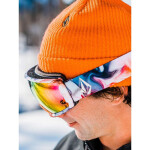 Snowboardové brýle Volcom MIGRATIONS NEBULA/PINK CHROME (VG0022112) jedna velikost