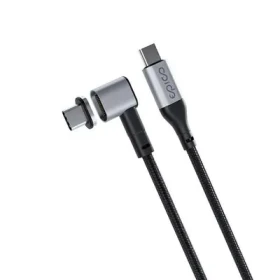 Rozbaleno - Epico Magnetický pletený nabíjecí kabel USB-C na USB-C 2m šedá / rozbaleno (9915101300220.Rozbaleno)