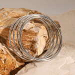 ELENYS Bangle Steel set – sada náramků z prémiové oceli Délka náramku: Průměr 6 cm / obvod cca 18,8 cm