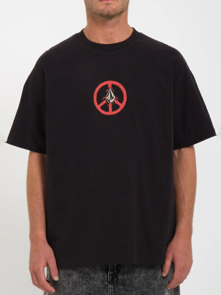 Volcom Breakpeace black pánské tričko krátkým rukávem