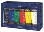 Kreul EL GRECO Akrylové barvy sada 6 barev 75 ml