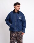 Carhartt WIP OG Detroit Jacket Blue/Black stone washed M