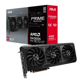 ASUS Prime Radeon RX 9070 OC 16GB / 2590 MHz / 16GB GDDR6 / 256-bit / 1x HDMI + 3x DP / 650W (8+8) (90YV0LI1-M0NA00)