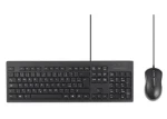 Kensington KM100 EQ / Drátový set klávesnice a myši / Odolnost vůči tekutinám / USB (K75452CZ)