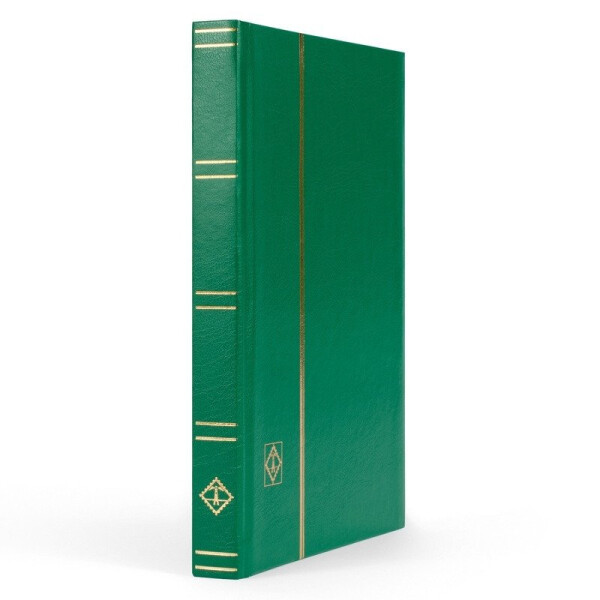 Sběratelský zásobník na známky, A5, 32 černých stran - zelený