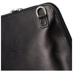 Dámská kožená crossbody Kirsten, černá