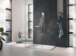 GROHE - Rainshower SmartActive Cube Sada sprchové hlavice 130 9,5 l/min, 3 proudy, tyče 60 cm a hadice, měsíční bílá 26584LS0