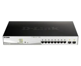 D-Link DGS-1210-10MP / Switch / 8x PoE+ Gigabit / 2x SFP / PoE 130 W / L2 Managed (DGS-1210-10MP/E)