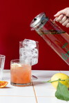 Nicolas Vahé Skleněný džbán se sítkem Cool Drinks 1,5 l, čirá barva, sklo