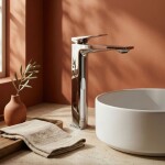 REA - Umyvadlová baterie PREMIUM Prime Chrome vysoká REA-B6774