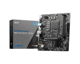 MSI PRO H610M-E DDR4 / H610M / LGA 1700 / 2x DDR4 / PCIEx16 / 1x GLAN / mATX (MSI PRO H610M-E DDR4)