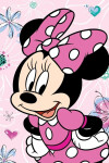 Mikroflanelová deka - Minnie Flowers
