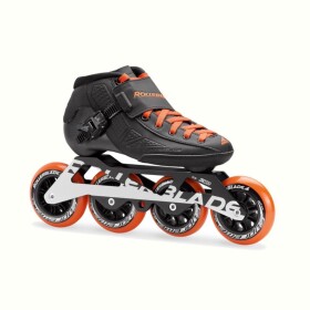 Kolečkové brusle Rollerblade POWERBLADE JR Black/Orange 2018 Velikost EUR: