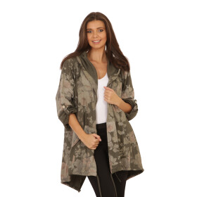 HOSH Dámský oversize přehoz Velikost: UNI, Barva: Khaki