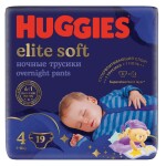 Huggies Elite Soft Pants OVN 4, 9-14 kg, 19 ks