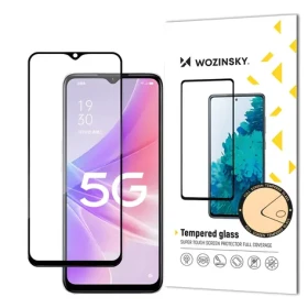 Wozinsky Ochranné tvrzené sklo pro Realme Narzo 50 černá / Tvrzené sklo / Full Glue / Lepení přes celý displej