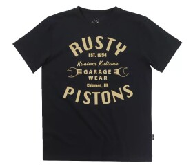 Rusty Pistons Rptsm95 Vista black triko černá