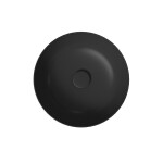 CERSANIT - Umyvadlo na desku LARGA ROUND ANTHRACITE MAT(40X40) K677-019