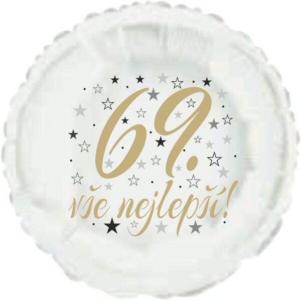 69. narozeniny balónek kruh Balonky.cz 69. narozeniny balónek kruh Balonky.cz