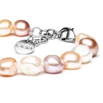 Perlový náramek Pabla - barokní sladkovodní perla, Barevná/více barev 20 cm (L)